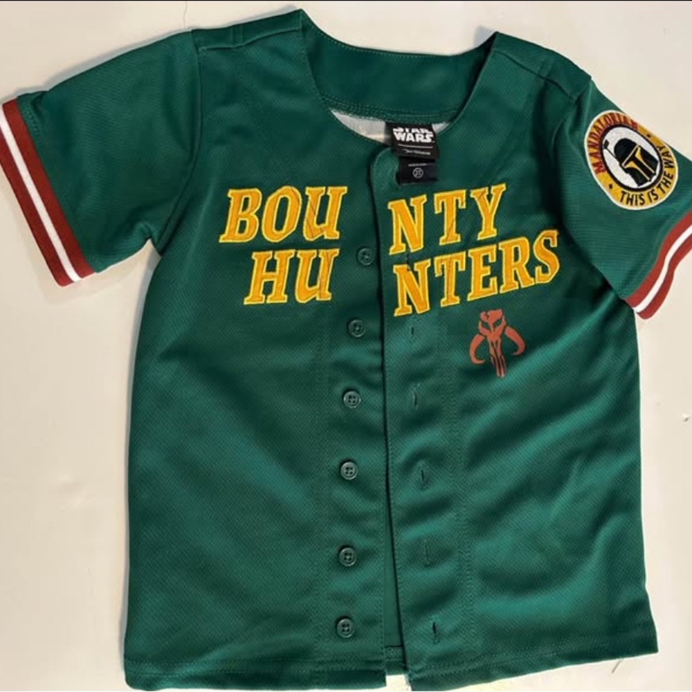 Star Wars Green Bounty Hunters Kids Jersey